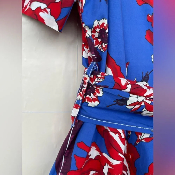 P.A.R.O.S.H. floral-print maxi shirt dress size large - Picture 10 of 13